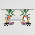 A house plant / Still life Desk Mat Gallery Image 1