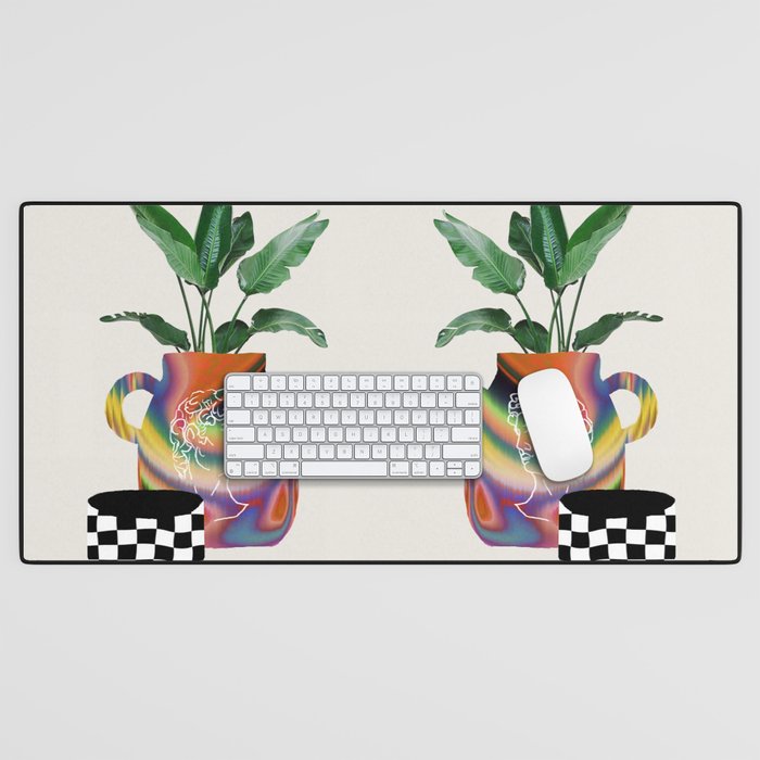 A house plant / Still life Desk Mat Gallery Image 1