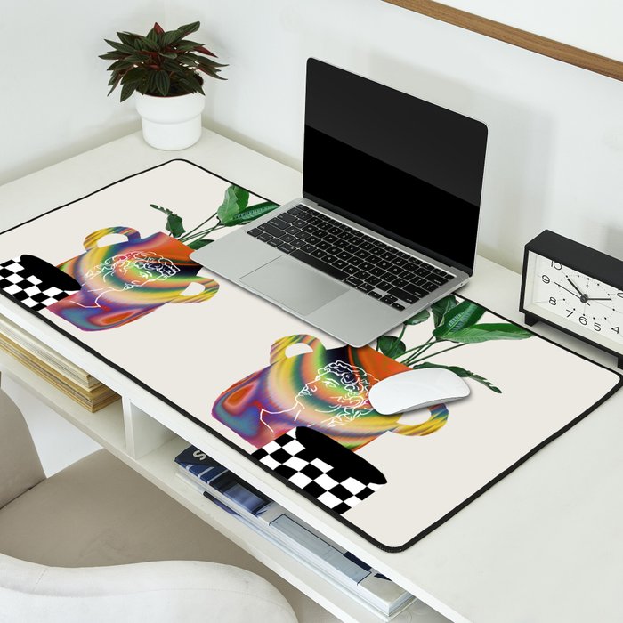 A house plant / Still life Desk Mat Gallery Image 2