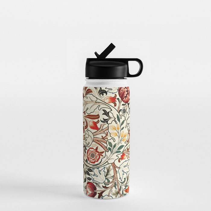 William Morris Floral Acanthus Water Bottle Gallery Image 1