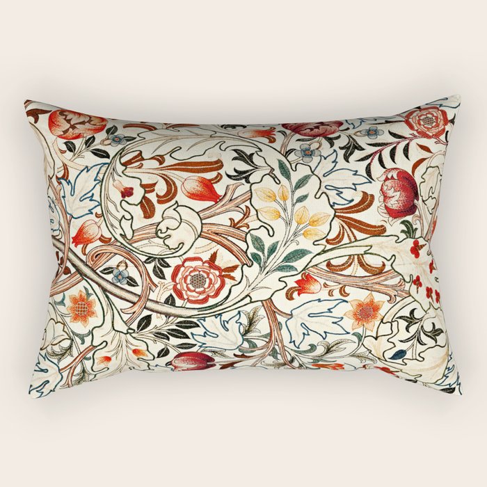 William Morris Floral Acanthus Rectangular Pillow Gallery Image 1
