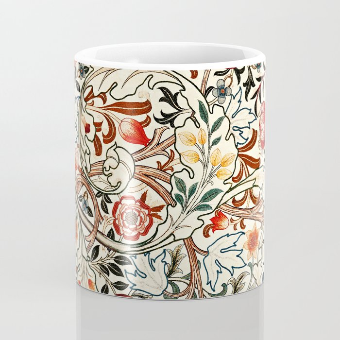 William Morris Floral Acanthus Coffee Mug Gallery Image 4