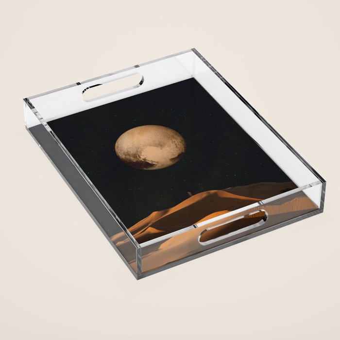 a Golden space glimpse Acrylic Tray Gallery Image 1