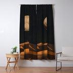 a Golden space glimpse Window Curtain Gallery Image 5