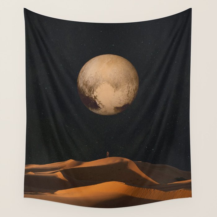 a Golden space glimpse Wall Tapestry Gallery Image 4