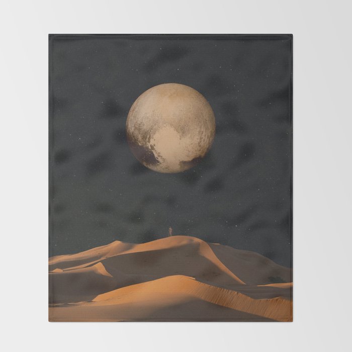 a Golden space glimpse Throw Blanket Gallery Image 2