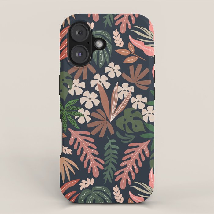 Dark Bohemian Tropical Charm iPhone Case Gallery Image 1
