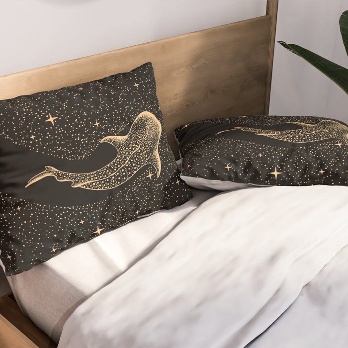 Star Eater Dark GOLD Version Pillow Sham Gallery Image 2