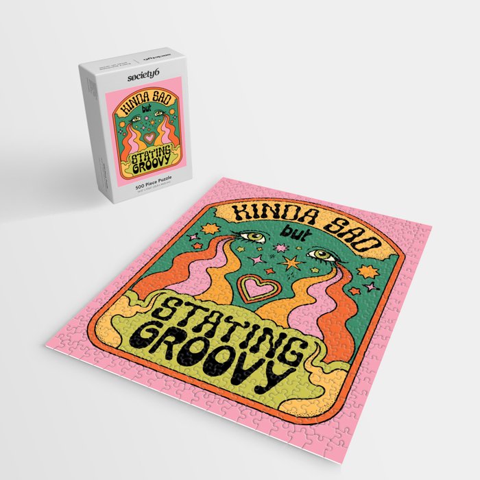 KINDA SAD BUT STAYING GROOVY Jigsaw Puzzle Gallery Image 2