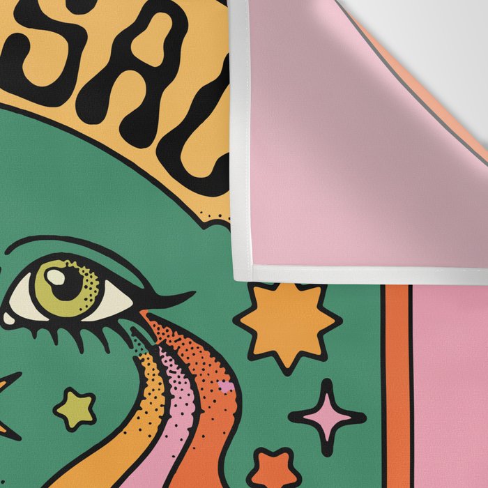 KINDA SAD BUT STAYING GROOVY Wall Tapestry Gallery Image 3