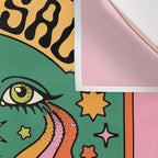 KINDA SAD BUT STAYING GROOVY Wall Tapestry Gallery Image 3