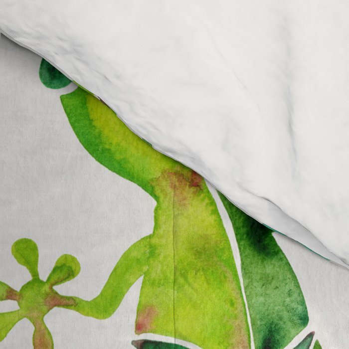Geckos - Green Palette Comforter Gallery Image 4
