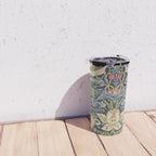 William Morris Vintage Strawberry Thief Blue Indigo Mineral Travel Mug Gallery Image 4
