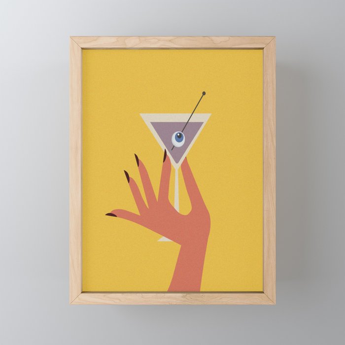 Vodka Martini - Boo Drink Mini Art Print Gallery Image 1