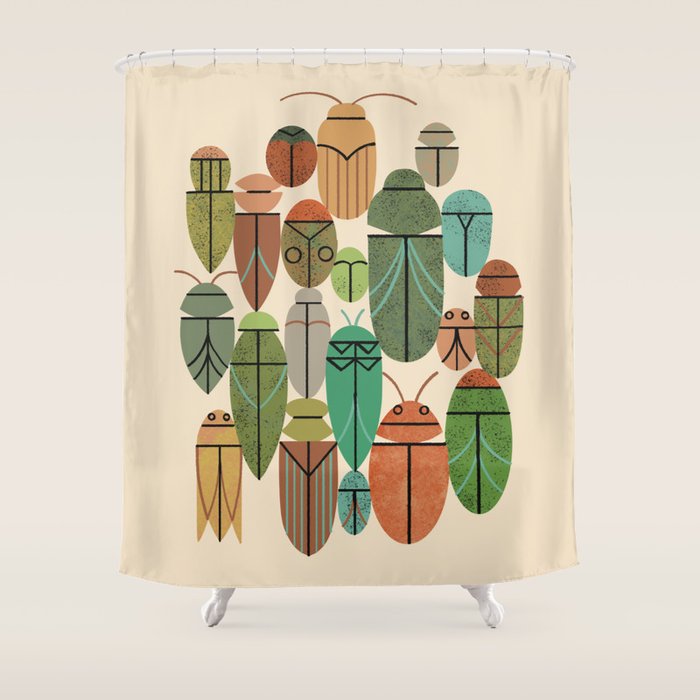 The Beetles Shower Curtain Gallery Image 1