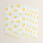 Retro lemon fruit slice cartoon pattern Wrapping Paper Gallery Image 3