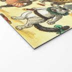 'Christmas Party Cats' by Louis Wain Vintage Cat Art Welcome Mat Gallery Image 2