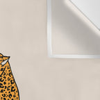 Cheetah & Plant Wall Tapestry Gallery Image 3