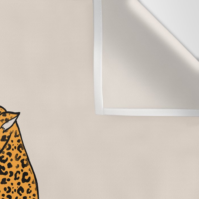Cheetah & Plant Wall Tapestry Gallery Image 3
