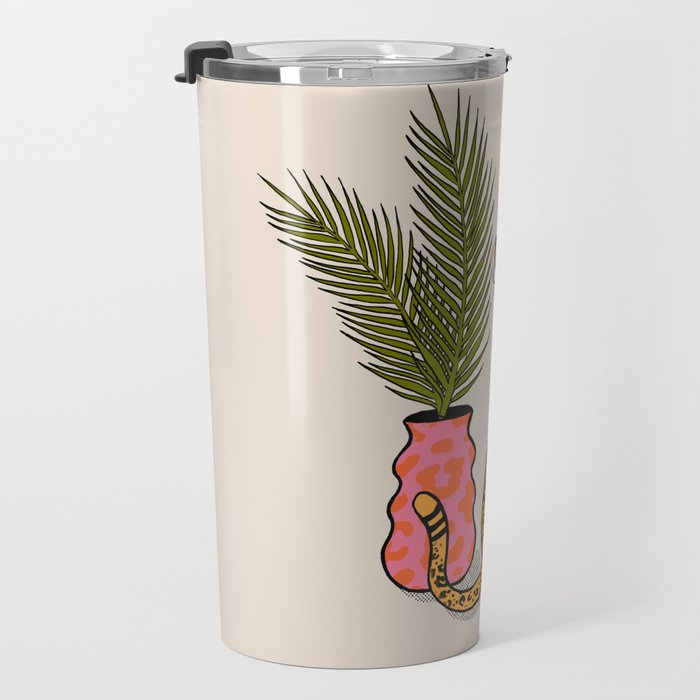Cheetah & Plant Travel Mug Gallery Image 3