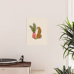 Cheetah & Plant Poster Gallery Image 2