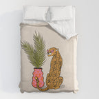 Cheetah & Plant Duvet Cover Gallery Image 6