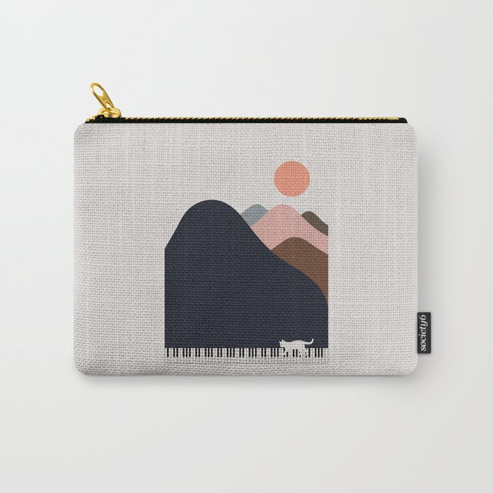Cat Landscape 70 Carry All Pouch Gallery Image 1