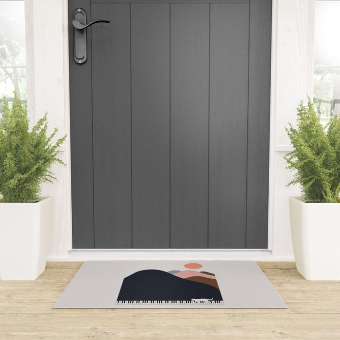 Cat Landscape 70 Welcome Mat Gallery Image 3