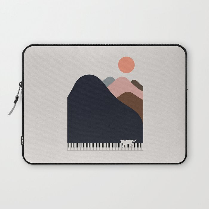 Cat Landscape 70 Laptop Sleeve Gallery Image 1