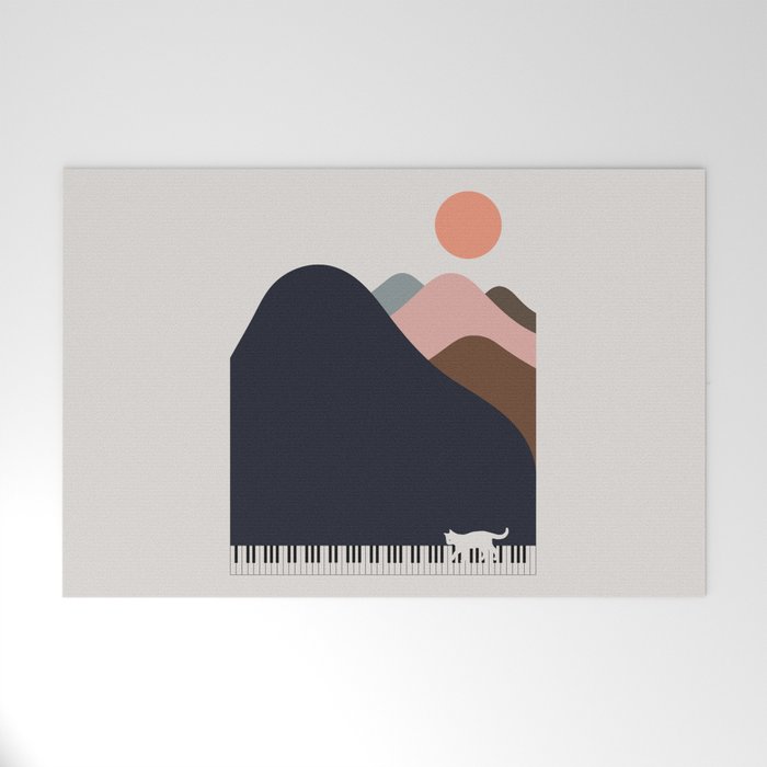 Cat Landscape 70 Welcome Mat Gallery Image 1