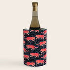 Tigers - coral and midnight  Wine Chiller Gallery Image 1