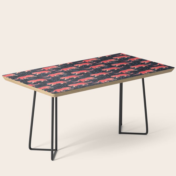 Tigers - coral and midnight  Coffee Table Gallery Image 1