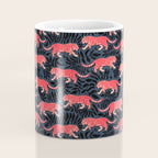 Tigers - coral and midnight  Coffee Mug Gallery Image 4