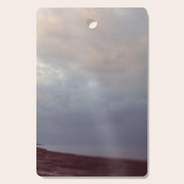 Day 287 By the Sea - abstract landscape clouds ocean travel Cutting Board Gallery Image 1