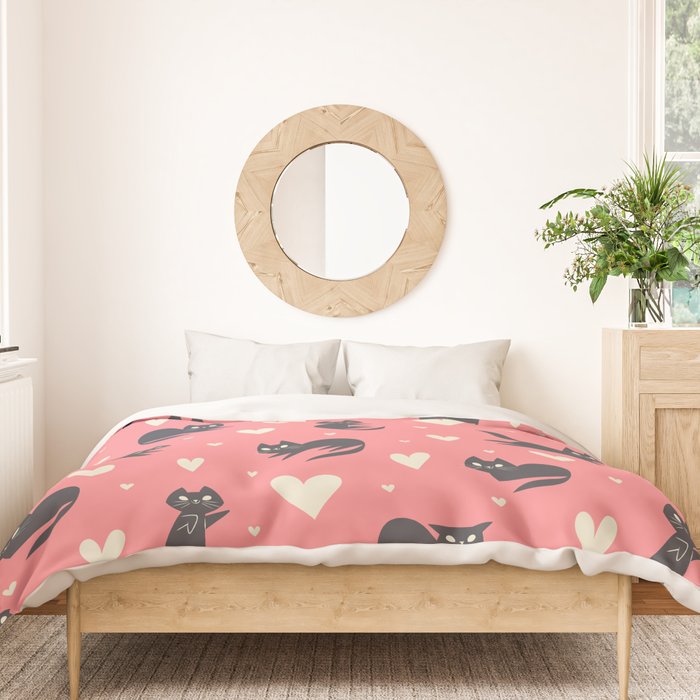 Smitten Kittens Duvet Cover Gallery Image 3