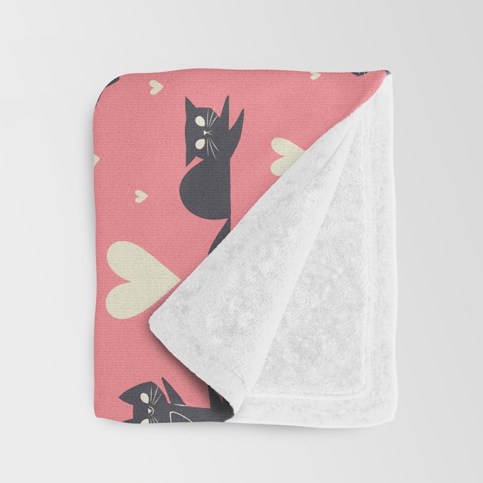 Smitten Kittens Throw Blanket Gallery Image 3