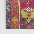 Yesilova Nigde Province Central Anatolian Kilim Print Poster Gallery Image 3