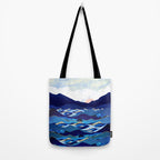 Ocean Blue Tote Bag Gallery Image 2