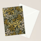 Floral Meadow In Spring Green II Stationery Card Gallery Image 2