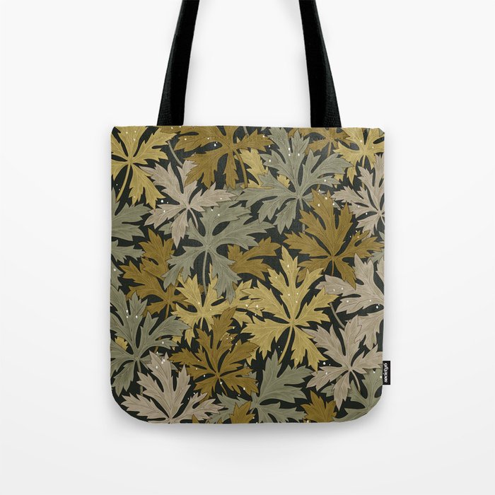 Floral Meadow In Spring Green II Tote Bag Gallery Image 1