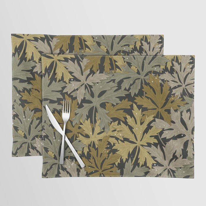 Floral Meadow In Spring Green II Placemat Gallery Image 1