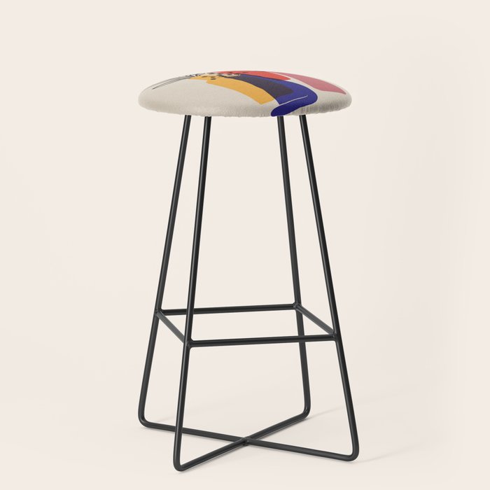 Cat and Plant 66 Stool Gallery Image 1