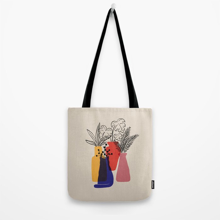 Cat and Plant 66 Tote Bag Gallery Image 2