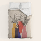 Cat and Plant 66 Comforter Gallery Image 6