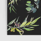Eucalyptus and Olive Pattern  Poster Gallery Image 3