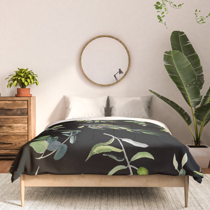 Eucalyptus and Olive Pattern  Comforter Gallery Image 3