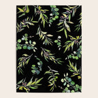 Eucalyptus and Olive Pattern  Poster Gallery Image 4