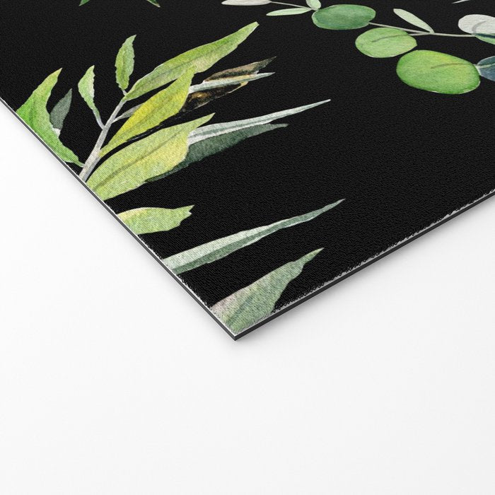 Eucalyptus and Olive Pattern  Welcome Mat Gallery Image 2