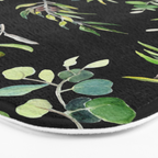 Eucalyptus and Olive Pattern  Bath Mat Gallery Image 3