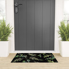 Eucalyptus and Olive Pattern  Welcome Mat Gallery Image 3